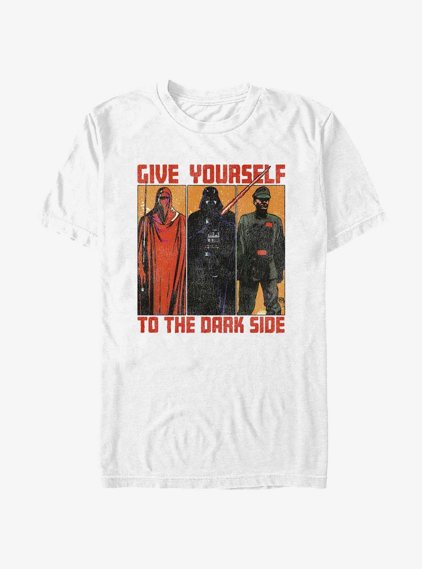 Star Wars Return Of The Jedi Give Yourself To The Dark Side T-Shirt, WHITE, hi-res