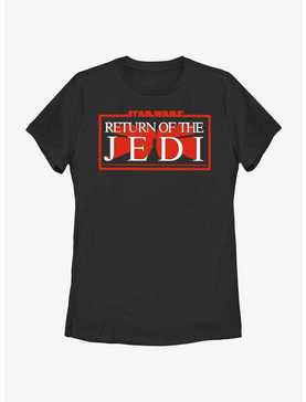 Star Wars Return Of The Jedi Title Logo Womens T-Shirt, , hi-res