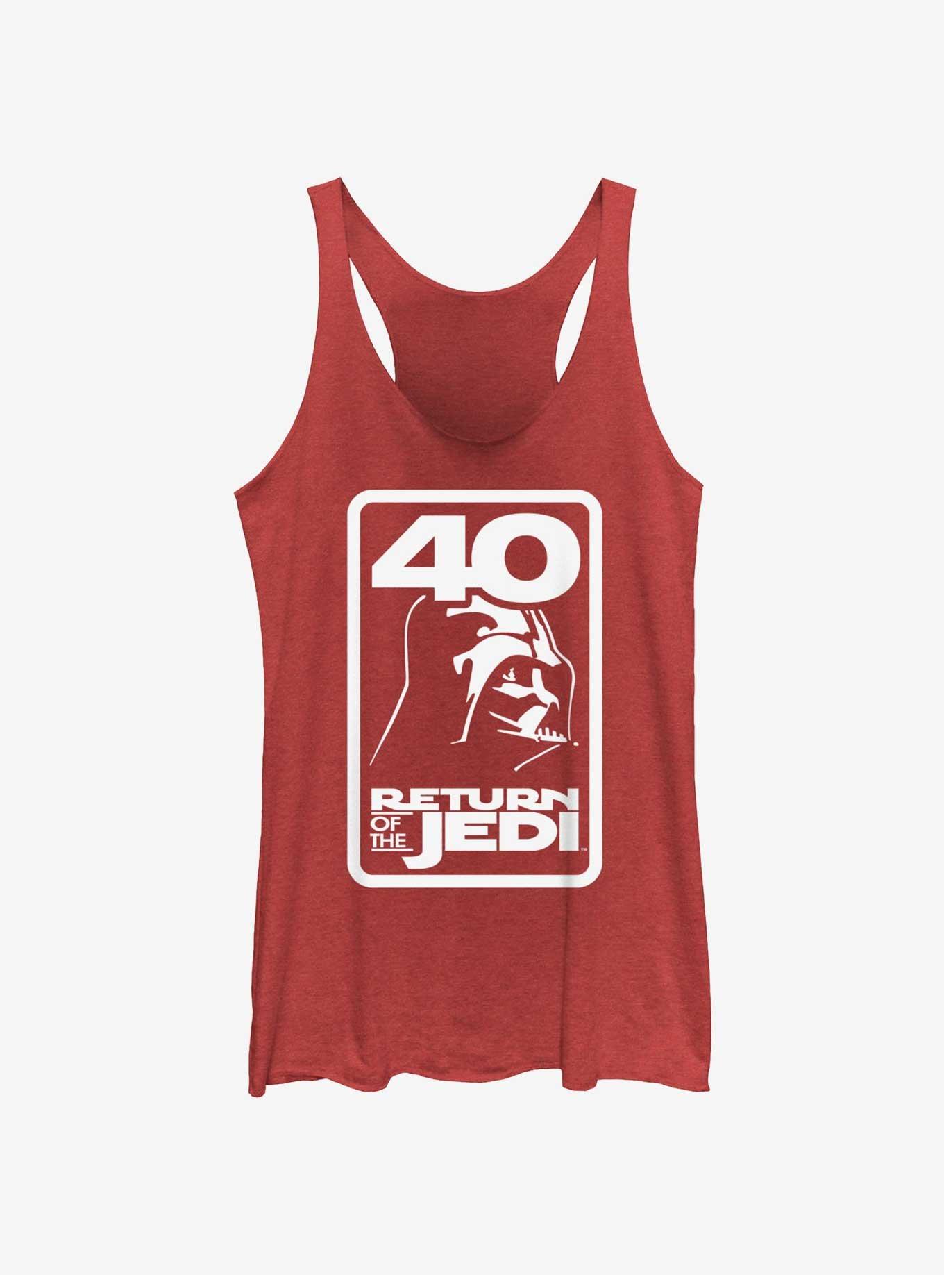 Star Wars Return Of The Jedi 40th Anniversary Badge Womens Tank Top, , hi-res