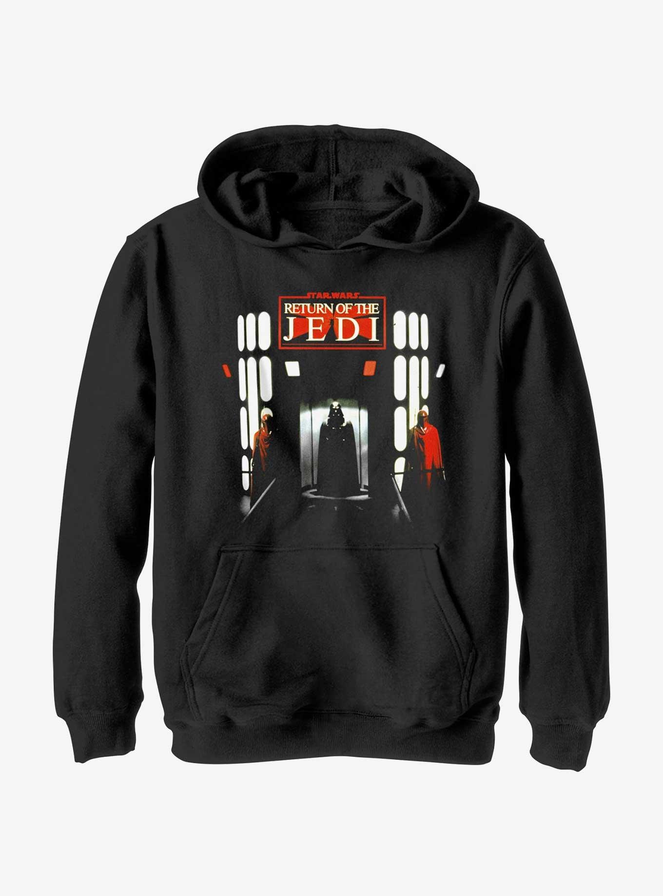 Star Wars Return Of The Jedi Scene Poster Youth Hoodie, BLACK, hi-res