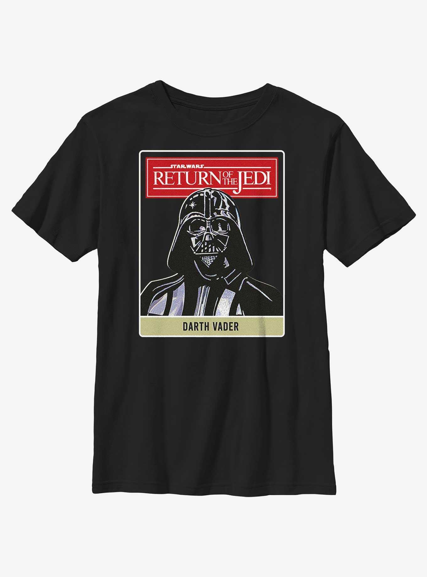 Star Wars Return Of The Jedi Darth Vader Badge Youth T-Shirt, , hi-res