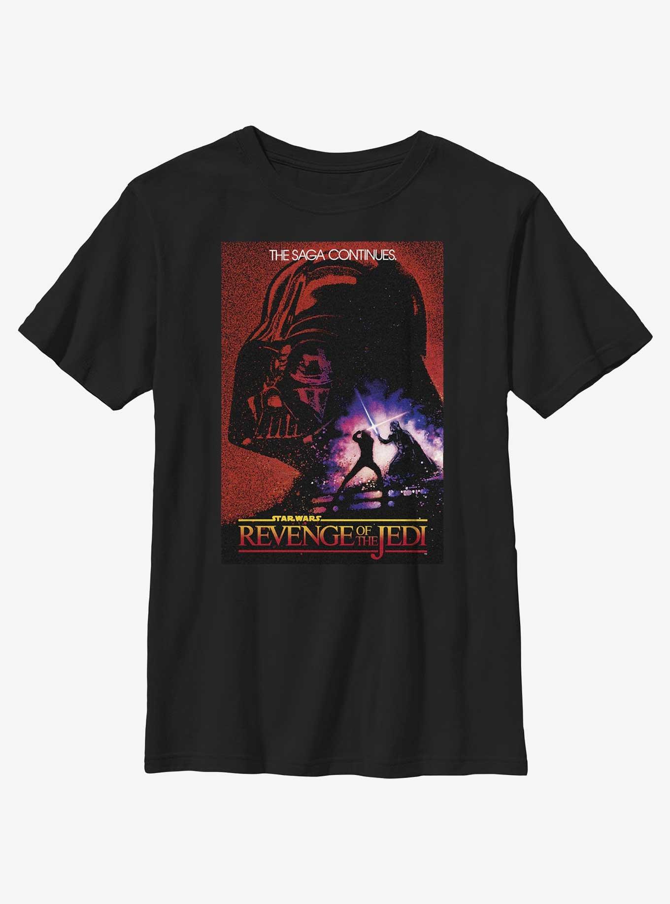 Star Wars Return Of The Jedi The Saga Contiues Youth T-Shirt, , hi-res