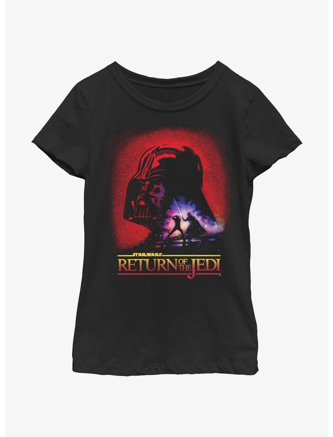 Star Wars Return Of The Jedi Duel Youth Girls T-Shirt, BLACK, hi-res