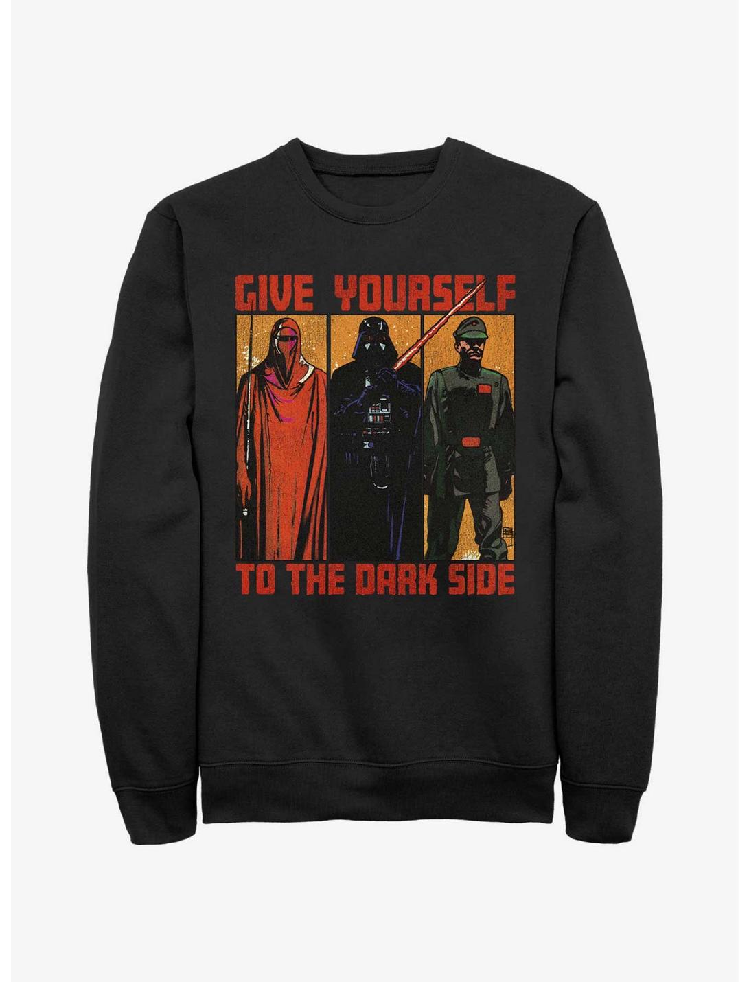 Star Wars Return Of The Jedi Give Yourself To The Dark Side Sweatshirt, BLACK, hi-res