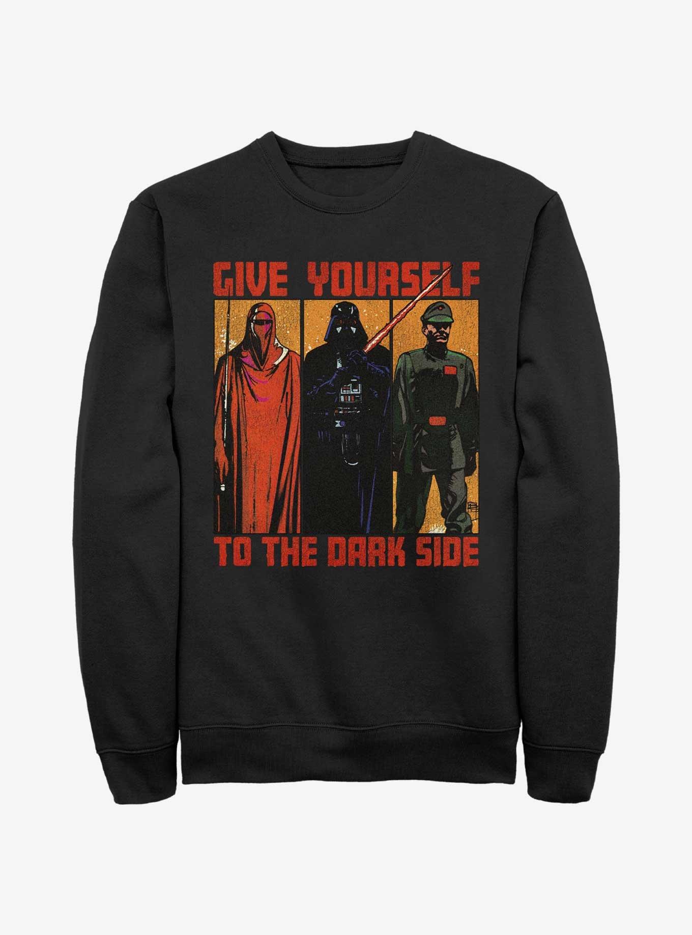 Star Wars Return Of The Jedi Give Yourself To The Dark Side Sweatshirt, BLACK, hi-res