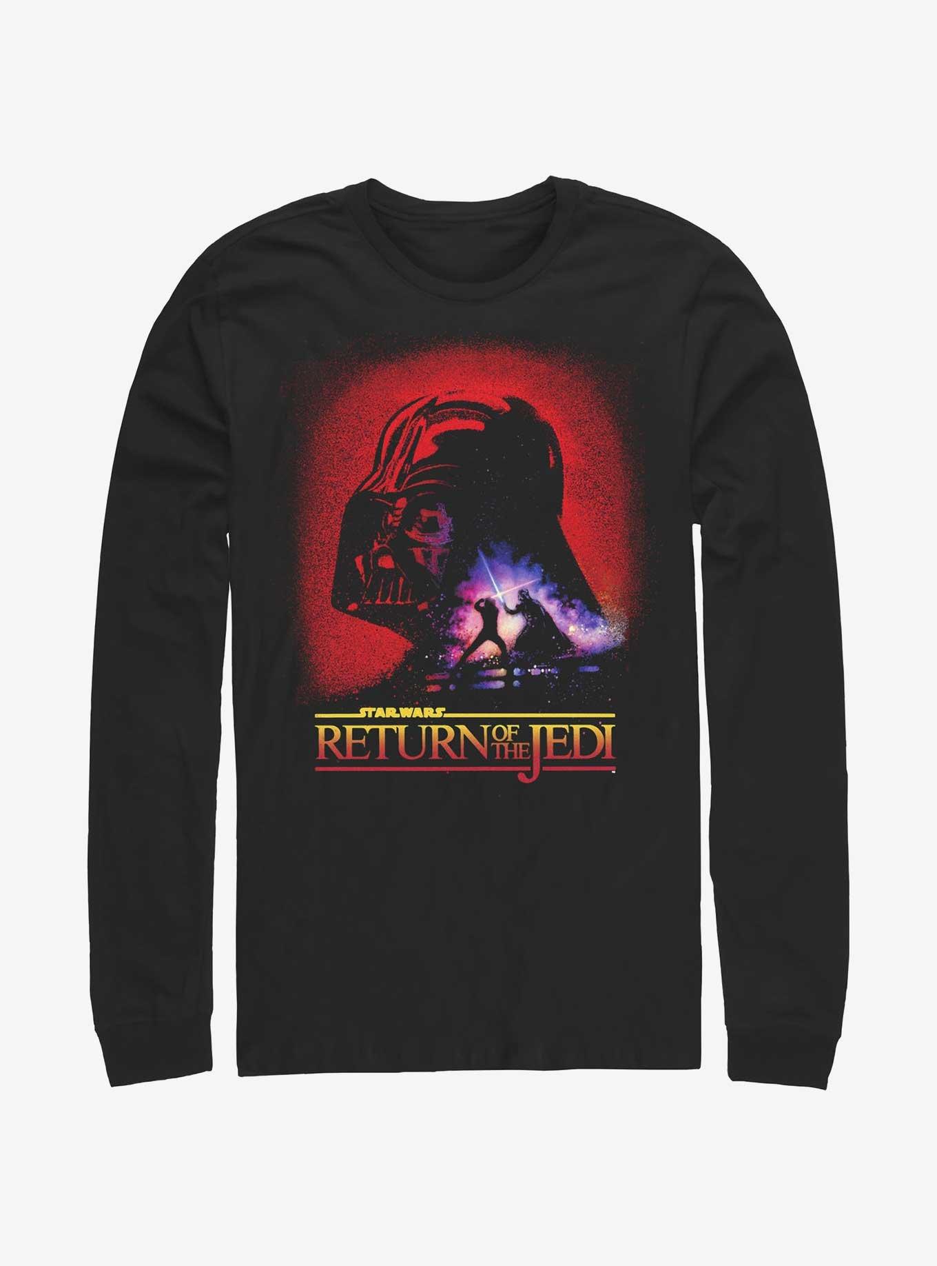 Star Wars Return Of The Jedi Duel Long-Sleeve T-Shirt, BLACK, hi-res