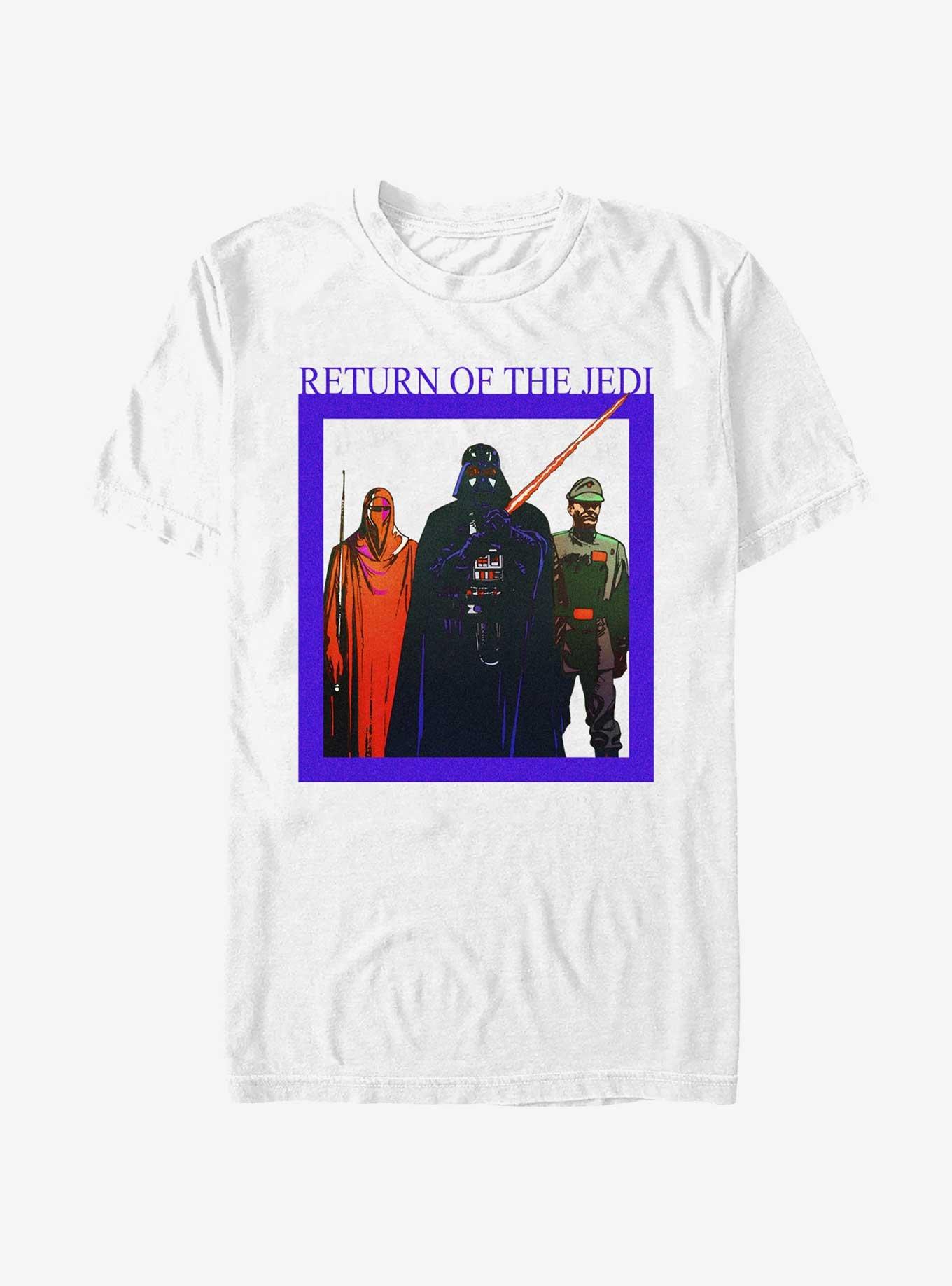 Star Wars Return OF The Jedi Characters Box T-Shirt, WHITE, hi-res view 1