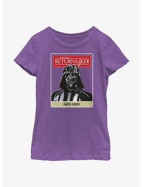 Star Wars Return Of The Jedi Darth Vader Badge Youth Girls T-Shirt, , hi-res