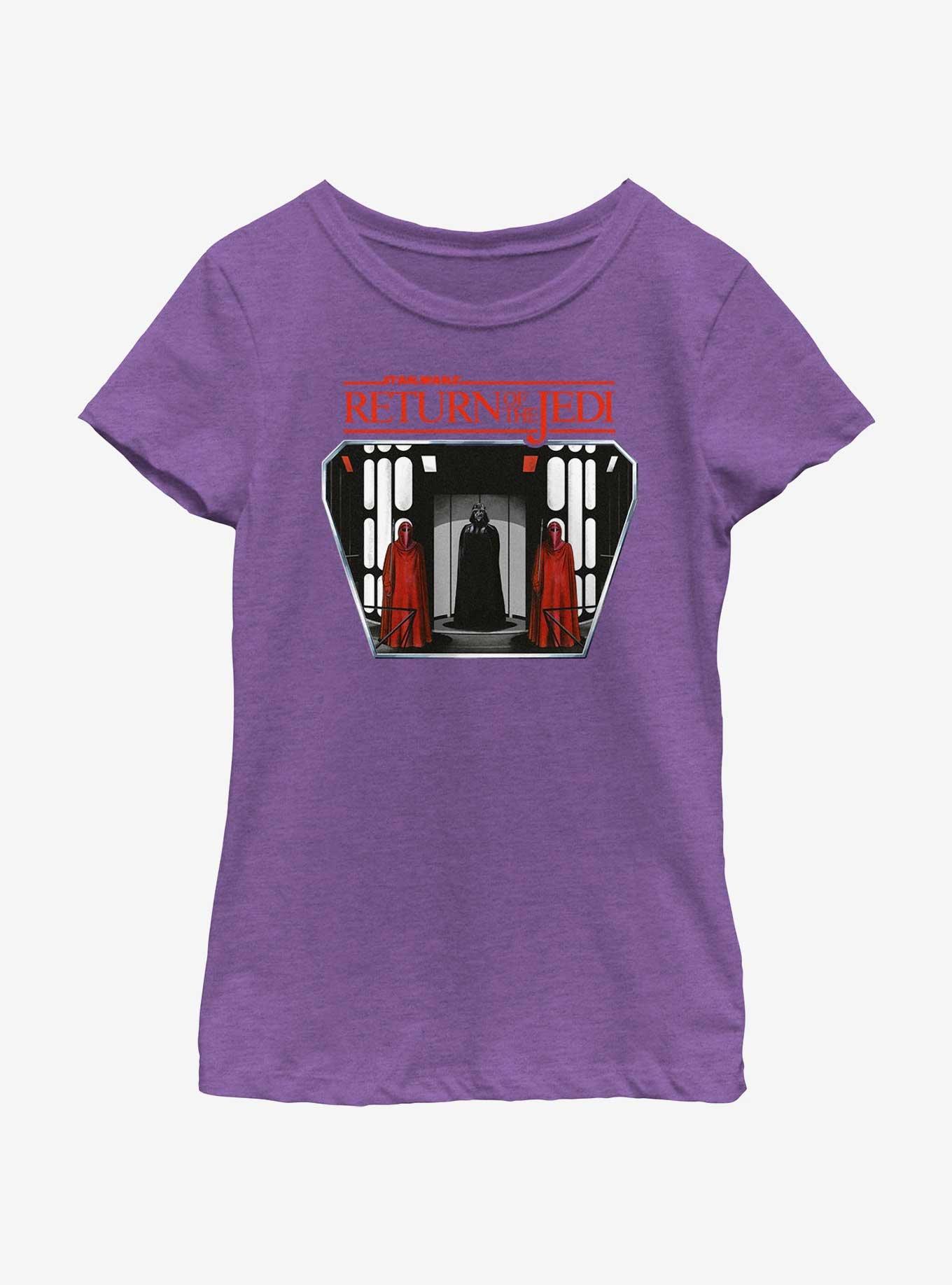 Star Wars Return Of The Jedi Scene Youth Girls T-Shirt, PURPLE BERRY, hi-res