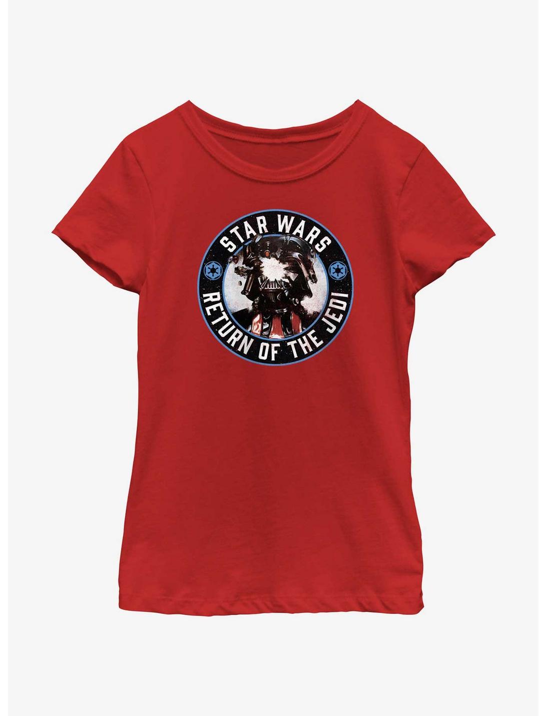 Star Wars Return Of The Jedi Vader Icon Youth Girls T-Shirt, RED, hi-res