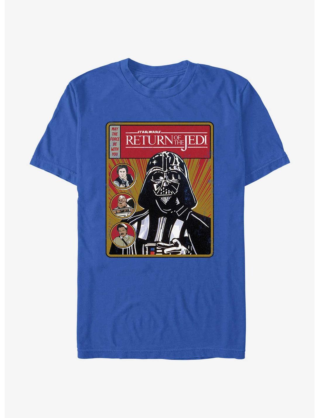 Star Wars Return Of The Jedi Vader Cover T-Shirt, ROYAL, hi-res