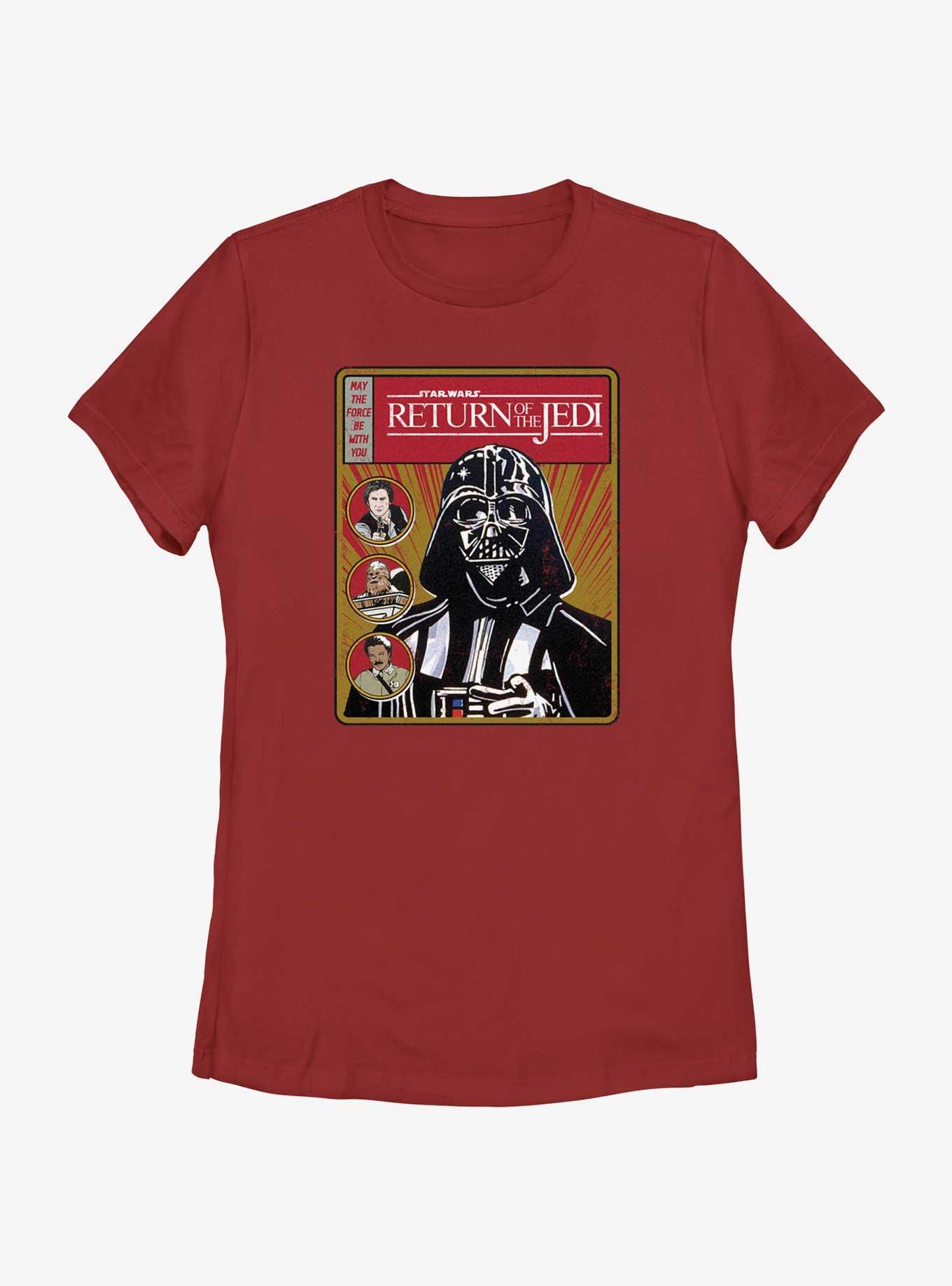 Star Wars Return Of The Jedi Vader Cover Womens T-Shirt, , hi-res