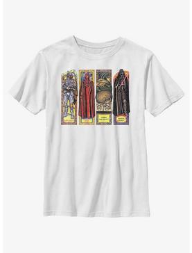 Star Wars Return Of The Jedi Stained Glass Character PanelsYouth T-Shirt, , hi-res