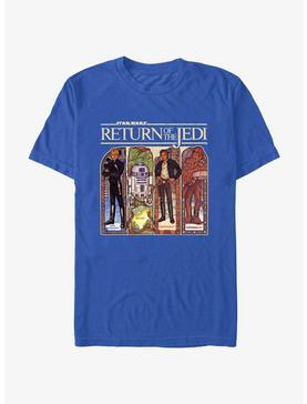 Star Wars Return Of The Jedi Stained Glass Characters T-Shirt, , hi-res