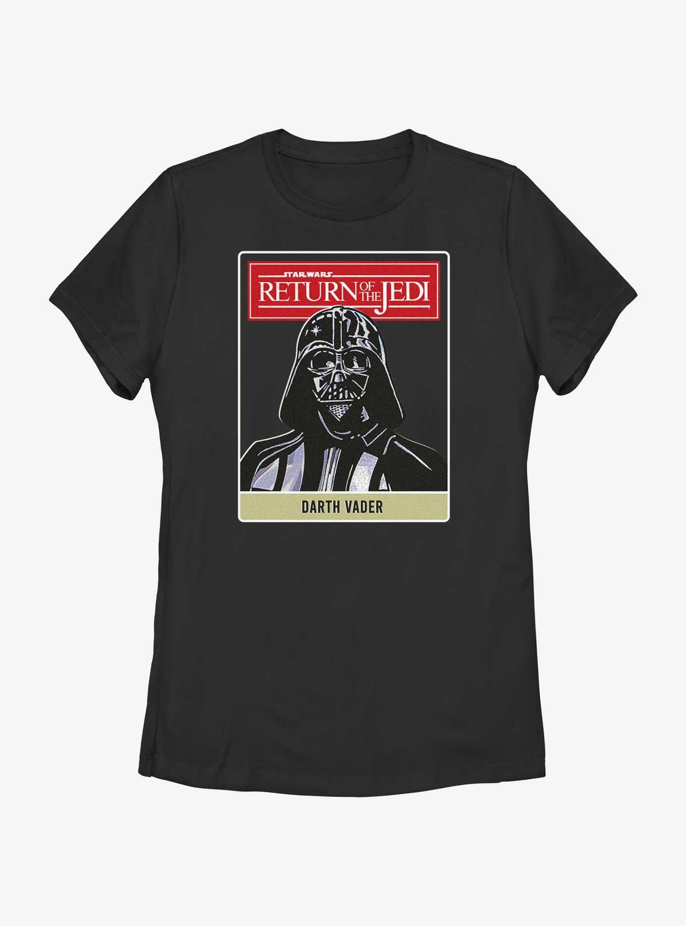 Star Wars Return Of The Jedi Darth Vader Badge Womens T-Shirt, BLACK, hi-res