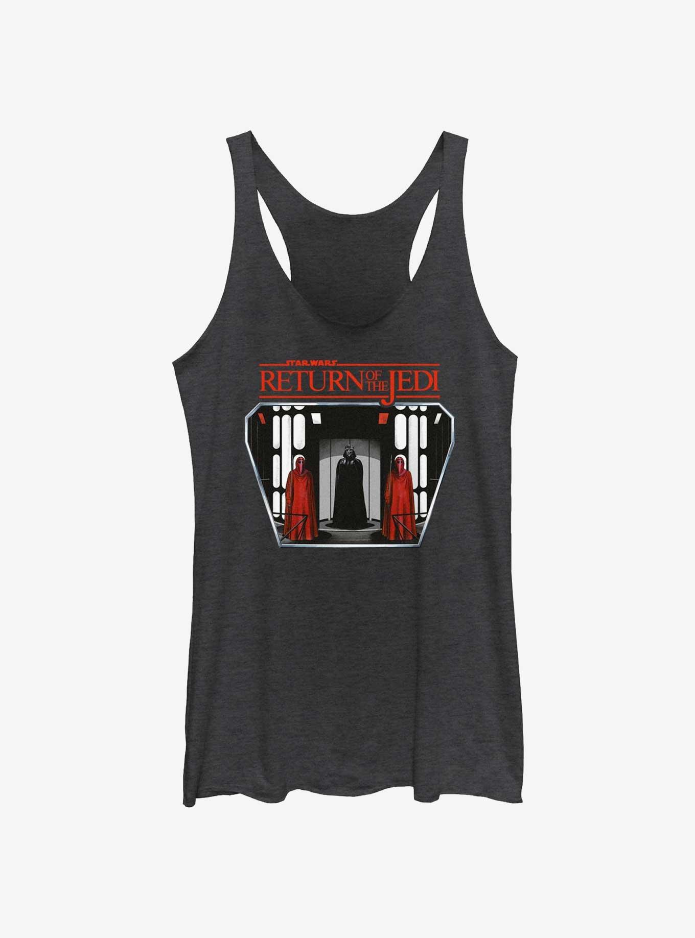 Star Wars Return Of The Jedi Scene Womens Tank Top, BLK HTR, hi-res