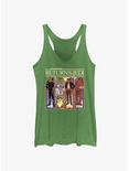 Star Wars Return Of The Jedi Stained Glass Characters Womens Tank Top, ENVY, hi-res