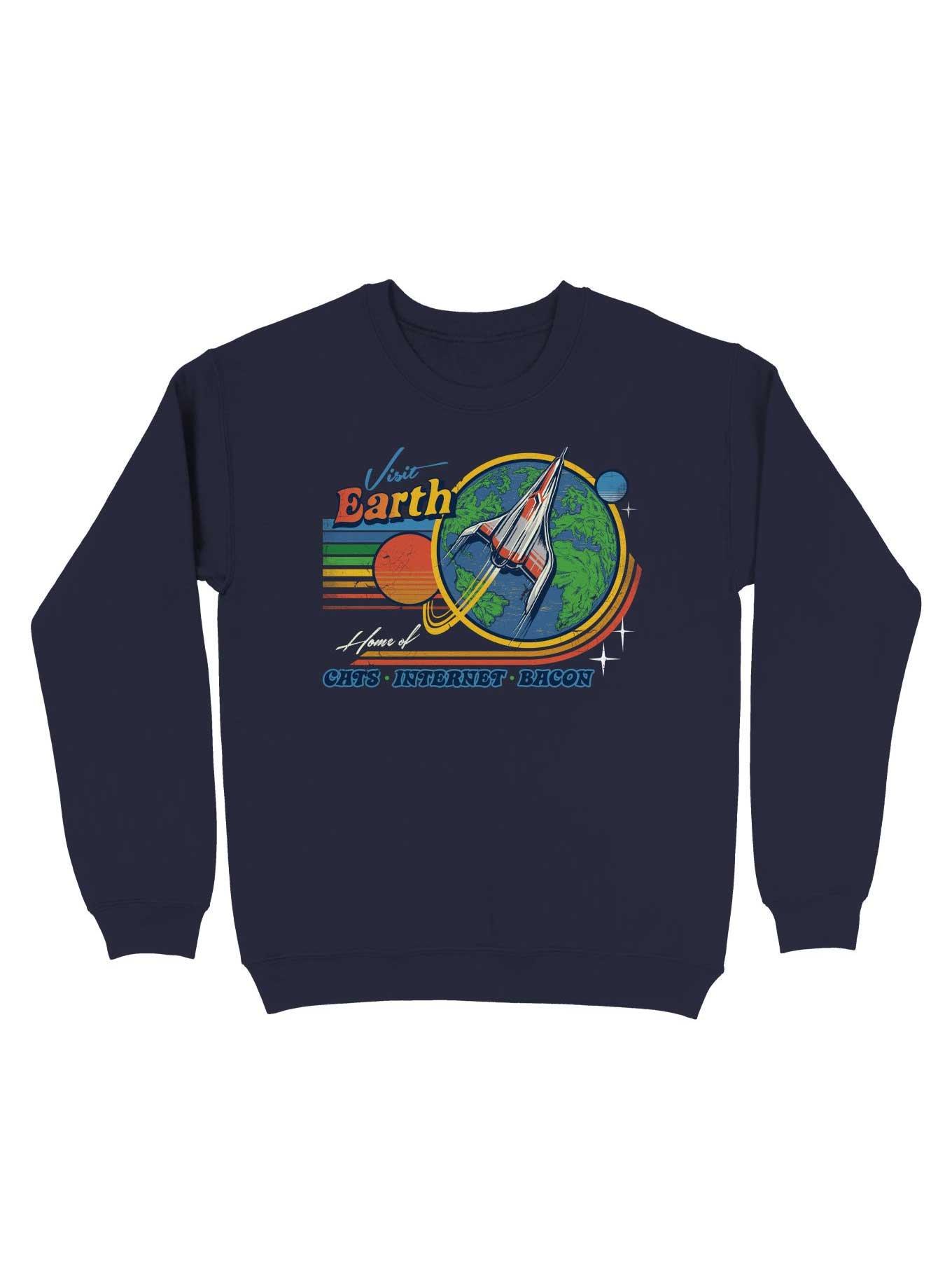 Visit Earth Sweatshirt By Steven Rhodes, , hi-res