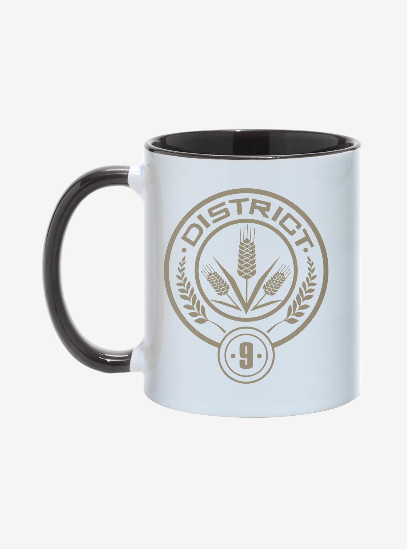 Hunger Games District 9 Symbol Mug BLACK Hot Topic   20439856 Hi