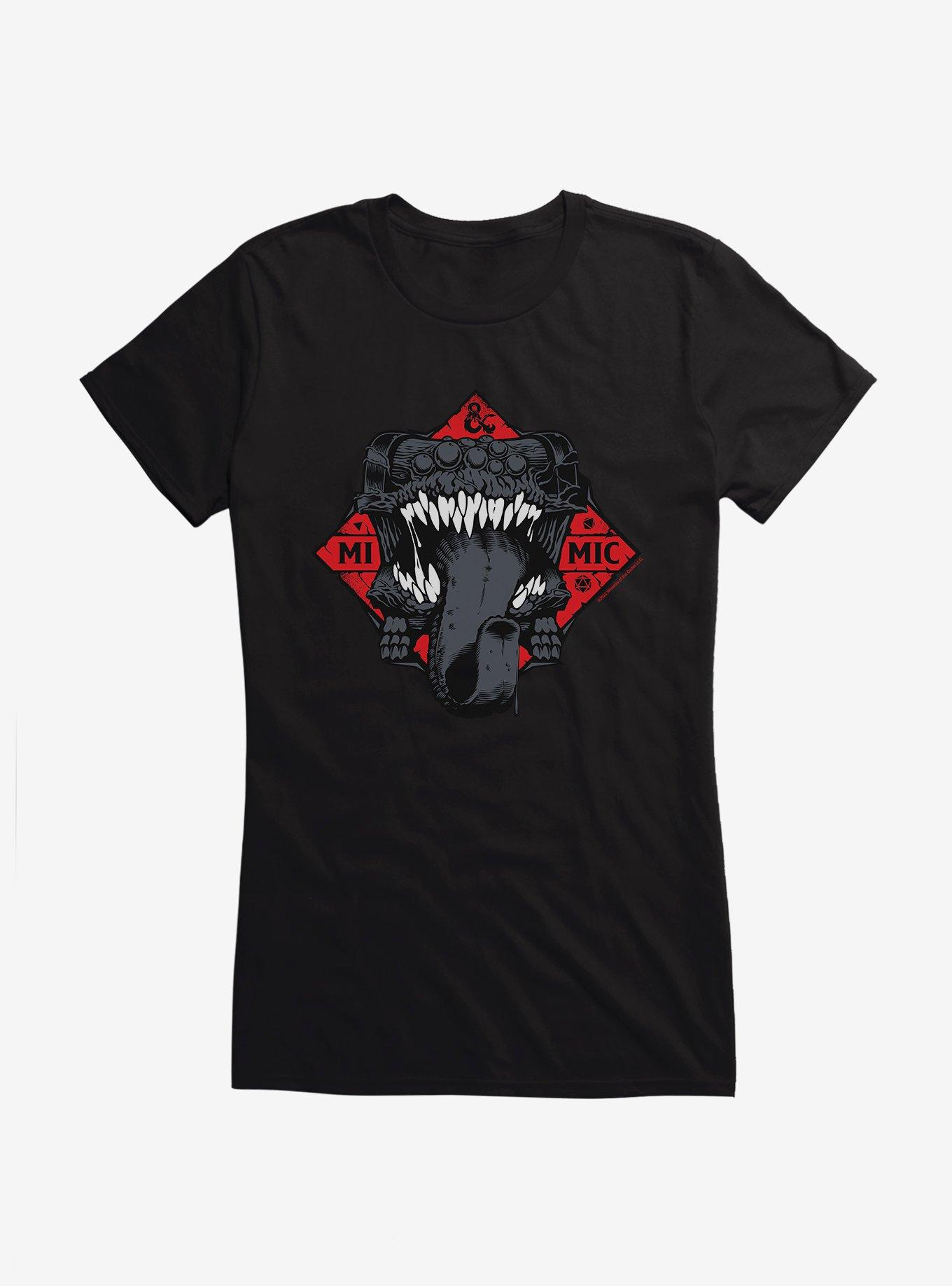 Dungeons & Dragons Mimic Girls T-Shirt, BLACK, hi-res