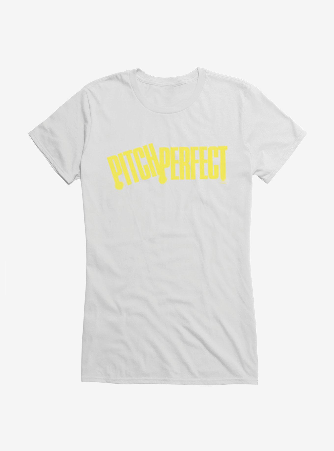Pitch Perfect Logo Girls T-Shirt, WHITE, hi-res view 1