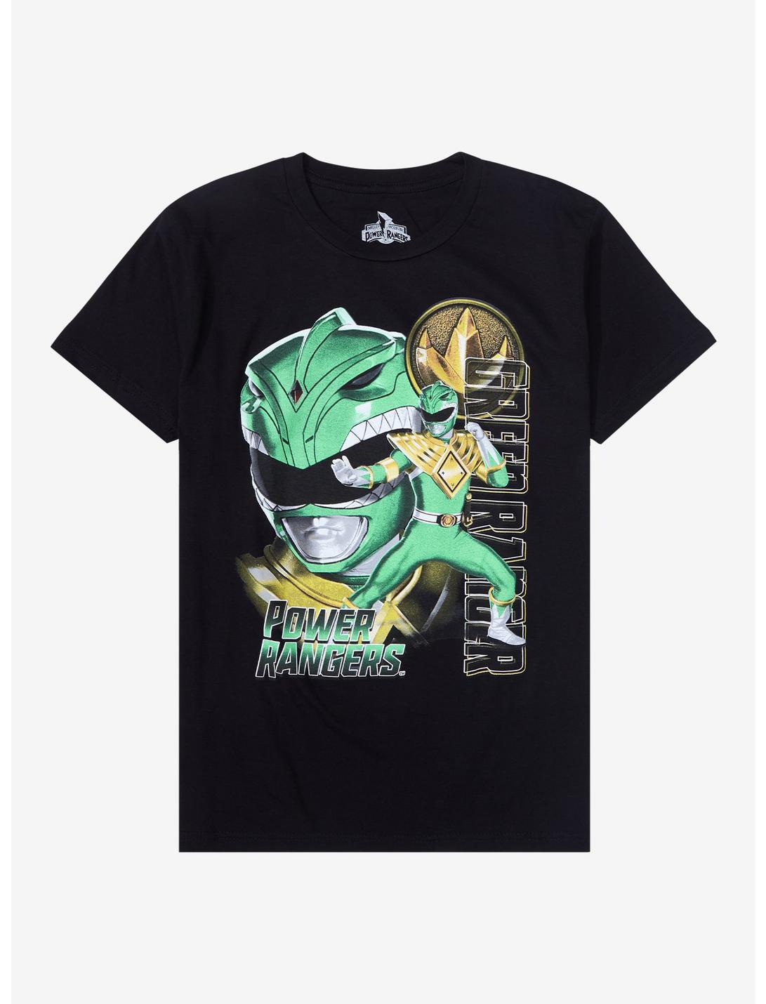 Mighty Morphin Power Rangers Green Ranger T-Shirt, BLACK, hi-res