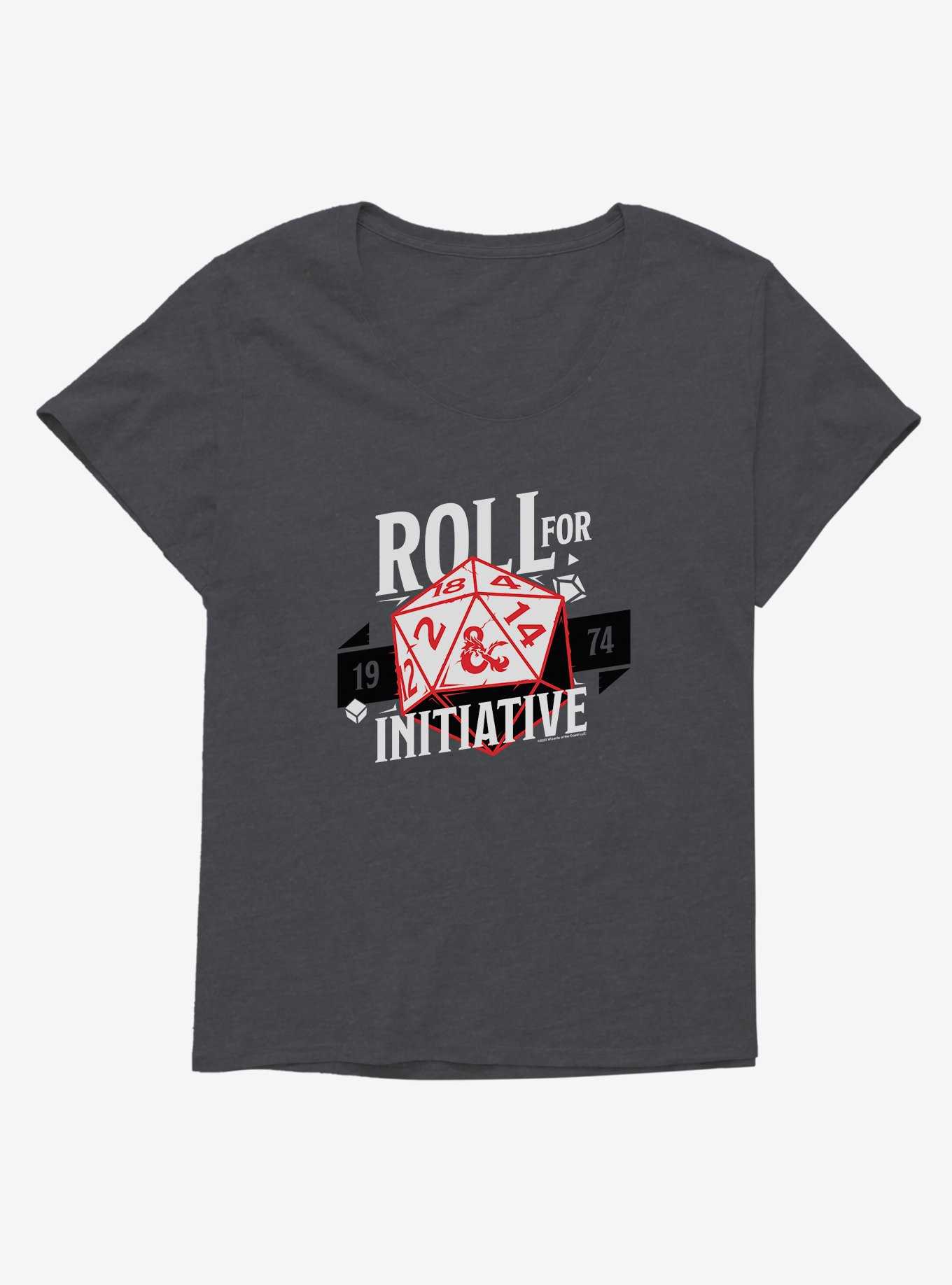 Dungeons & Dragons Roll For Initiative Girls T-Shirt Plus Size, , hi-res