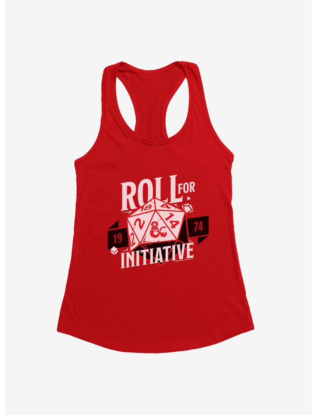 Dungeons & Dragons Roll For Initiative Girls Tank, RED, hi-res