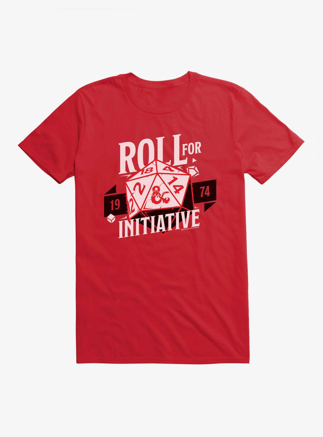 Dungeons & Dragons Roll For Initiative T-Shirt, , hi-res