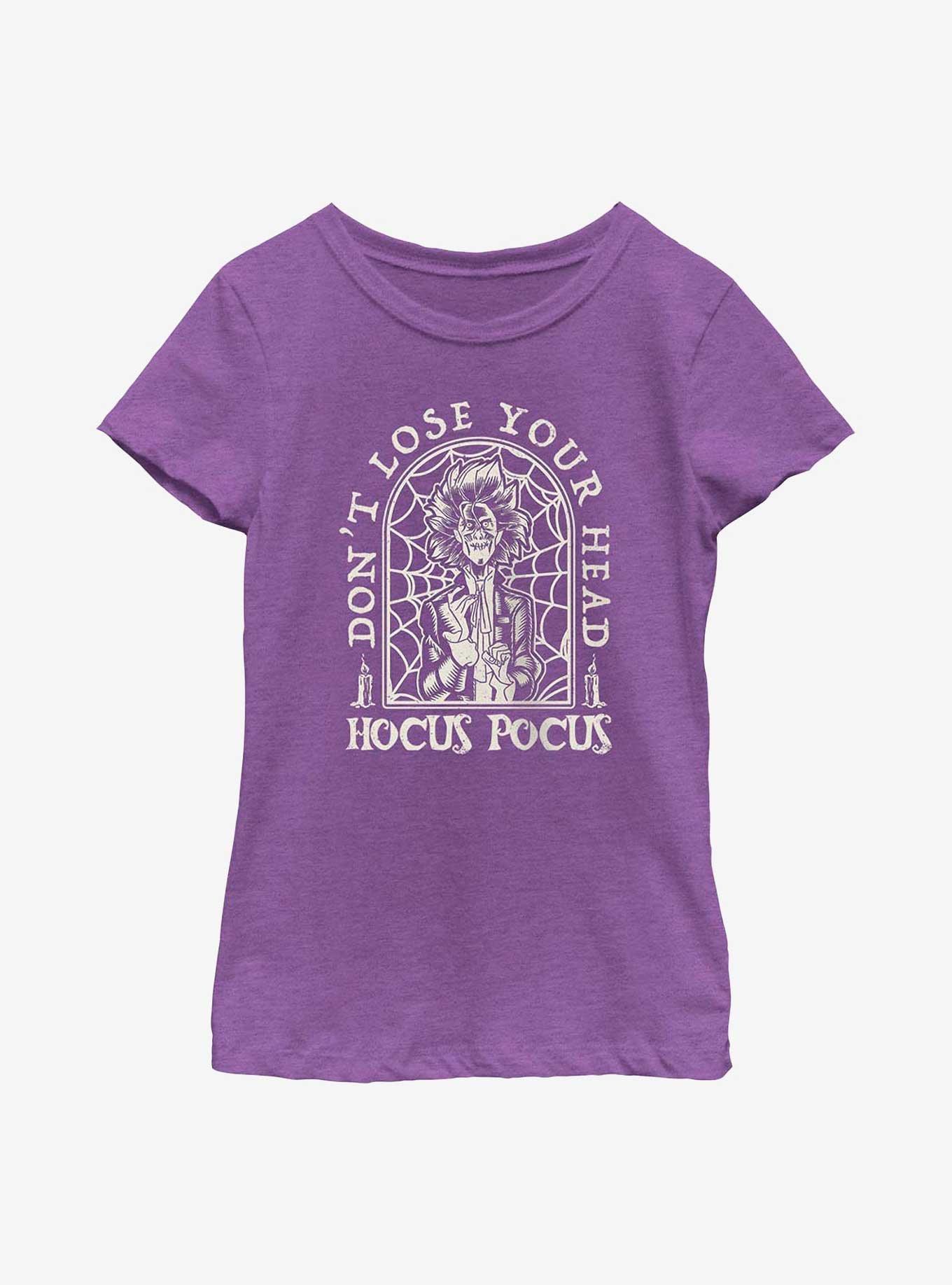 Disney Hocus Pocus 2 Don't Lose Your Head Billy Tombstone Youth Girls T-Shirt, , hi-res