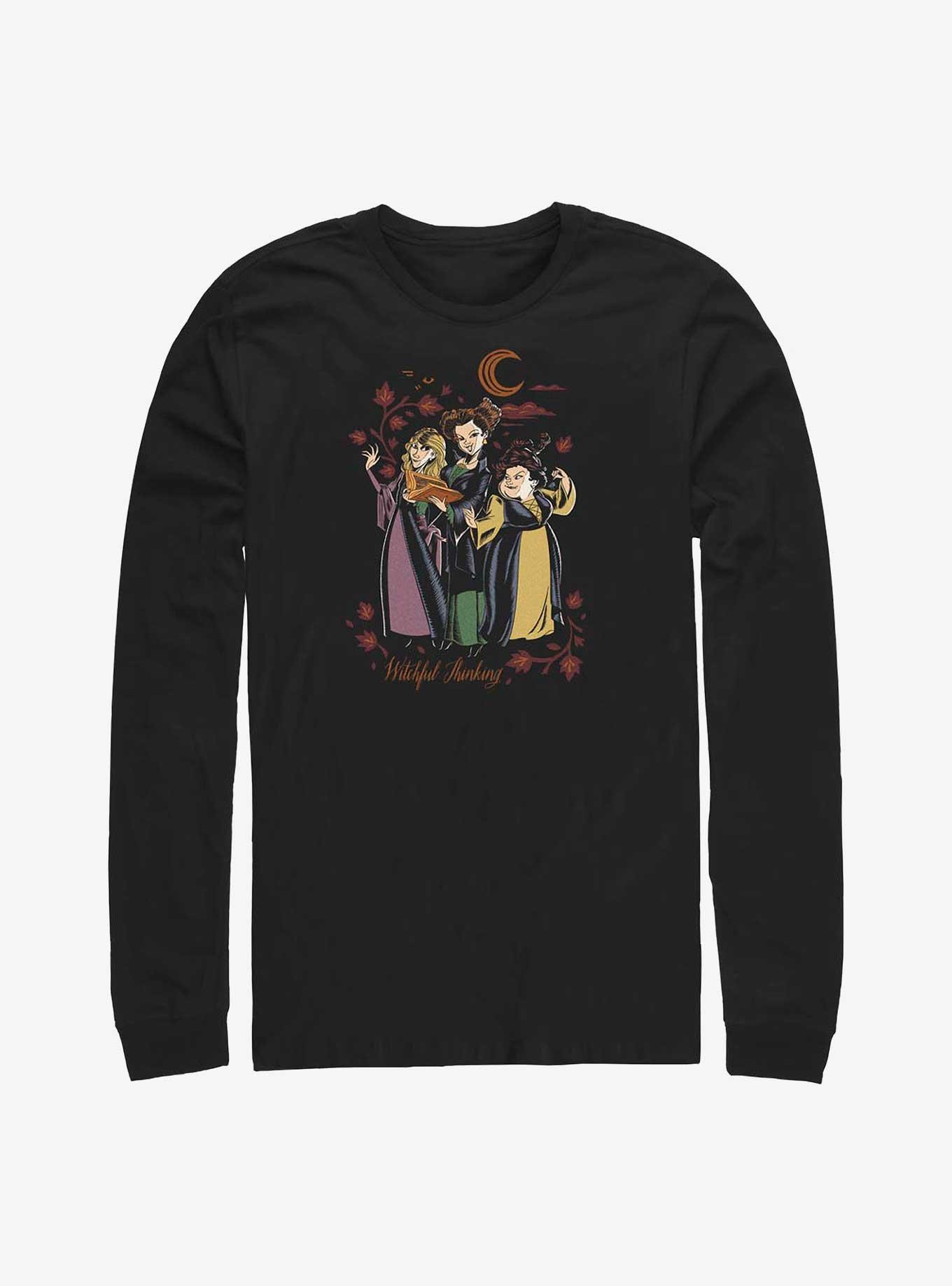 Disney Hocus Pocus 2 Witchful Thinking Sisters Long-Sleeve T-Shirt, BLACK, hi-res