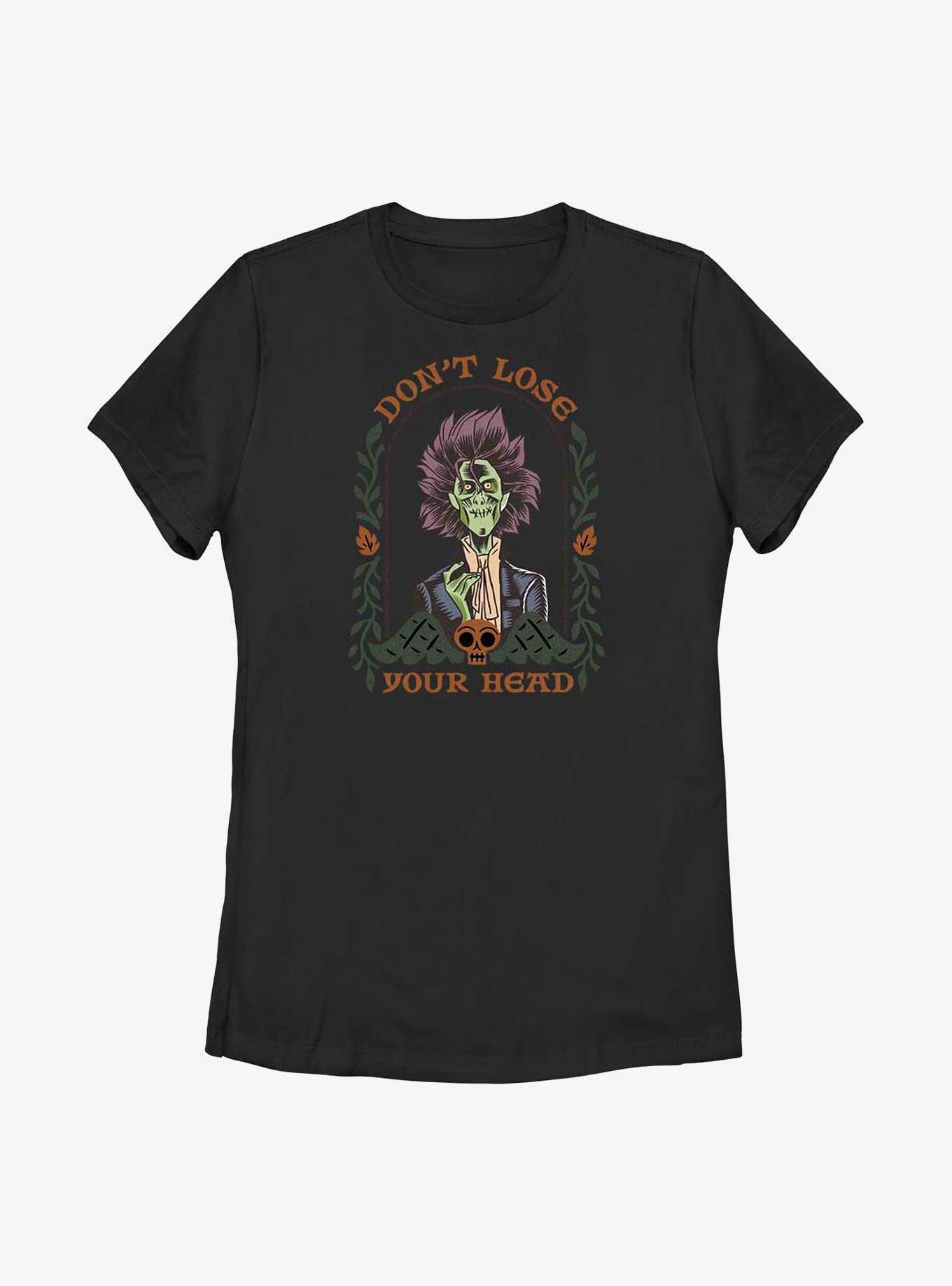 Disney Hocus Pocus 2 Don't Lose Your Head Billy Butcherson Womens T-Shirt, BLACK, hi-res