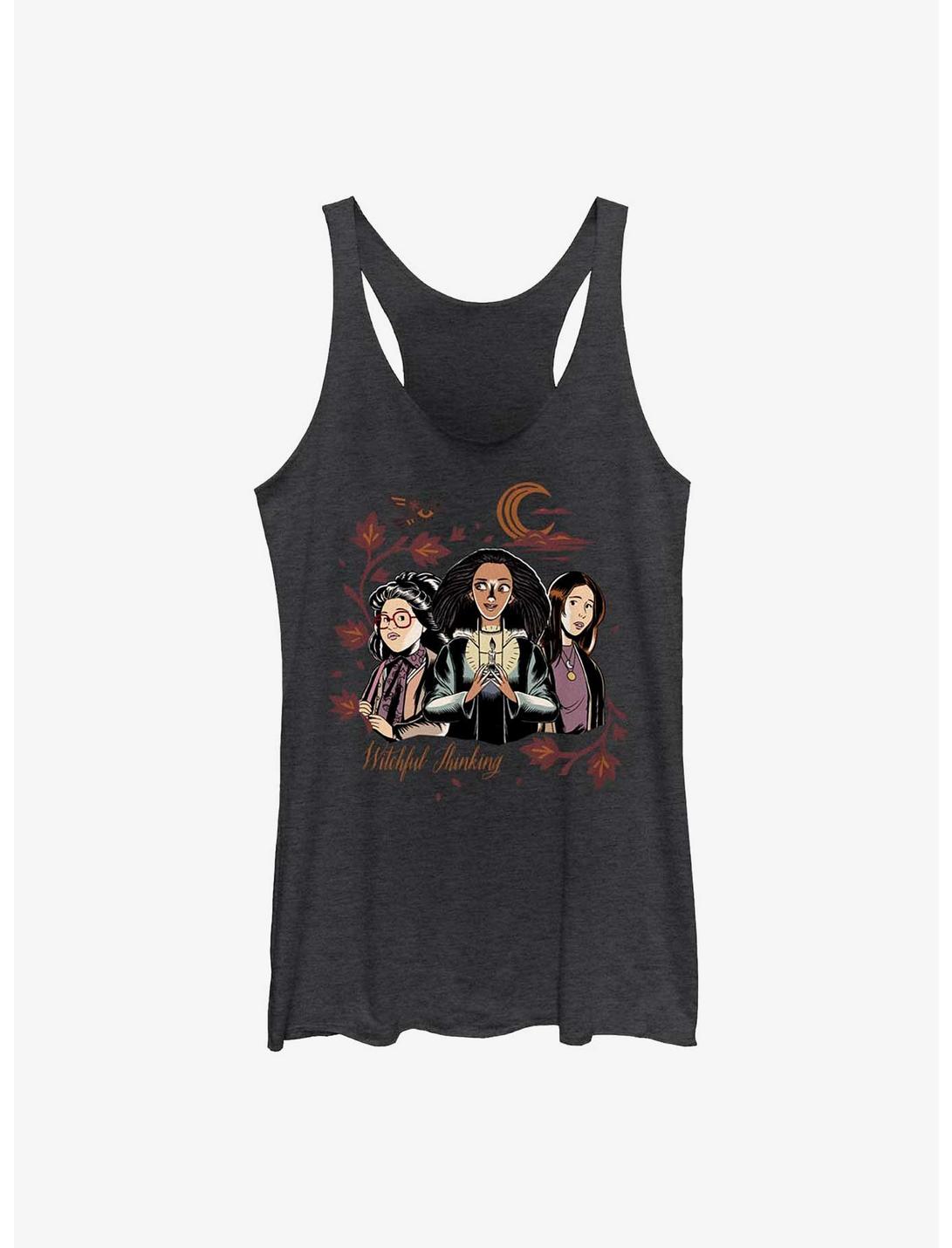 Disney Hocus Pocus 2 Witchful Thinking Womens Tank Top, BLK HTR, hi-res