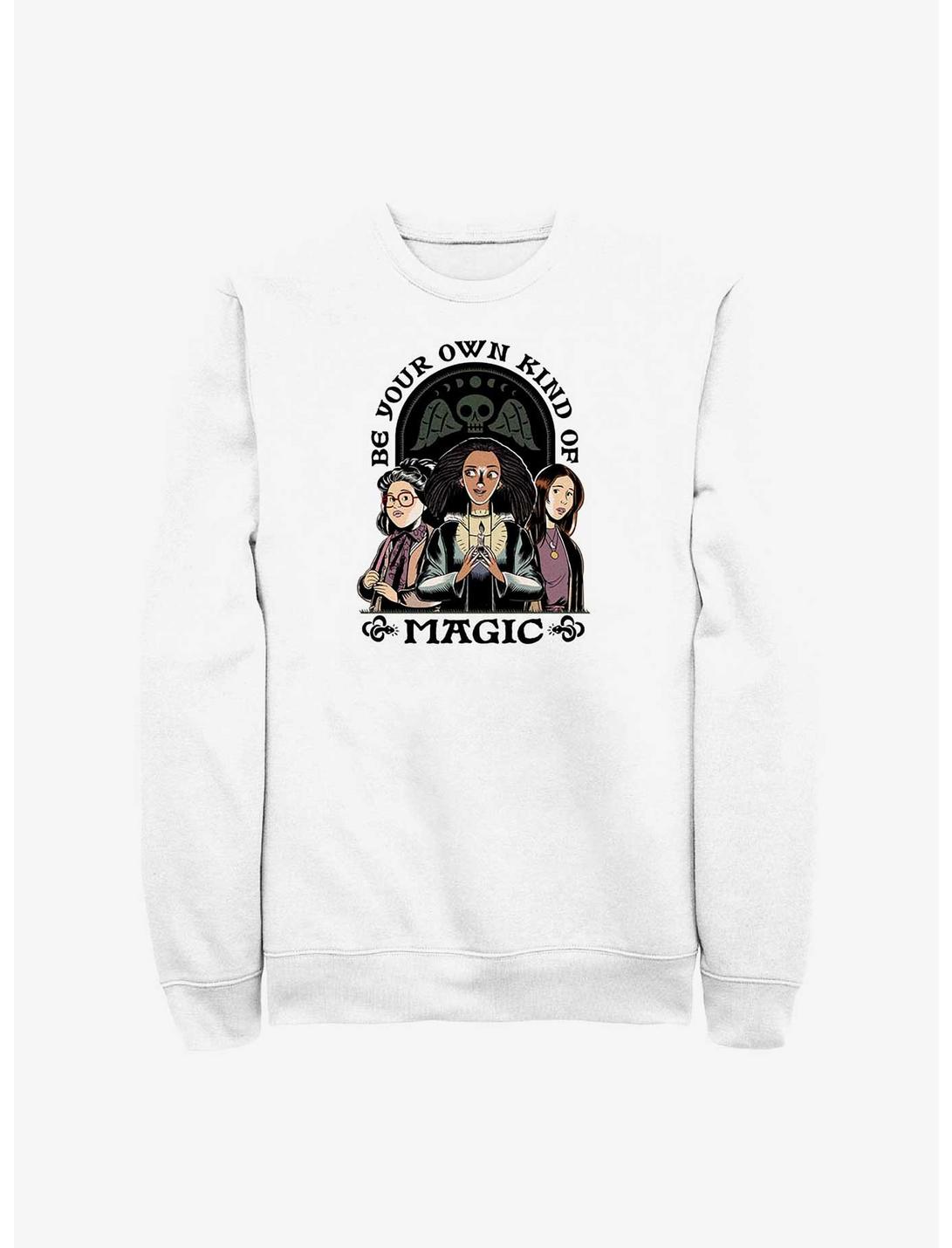 Disney Hocus Pocus 2 Be Your Own Kind Of Magic Sweatshirt, WHITE, hi-res