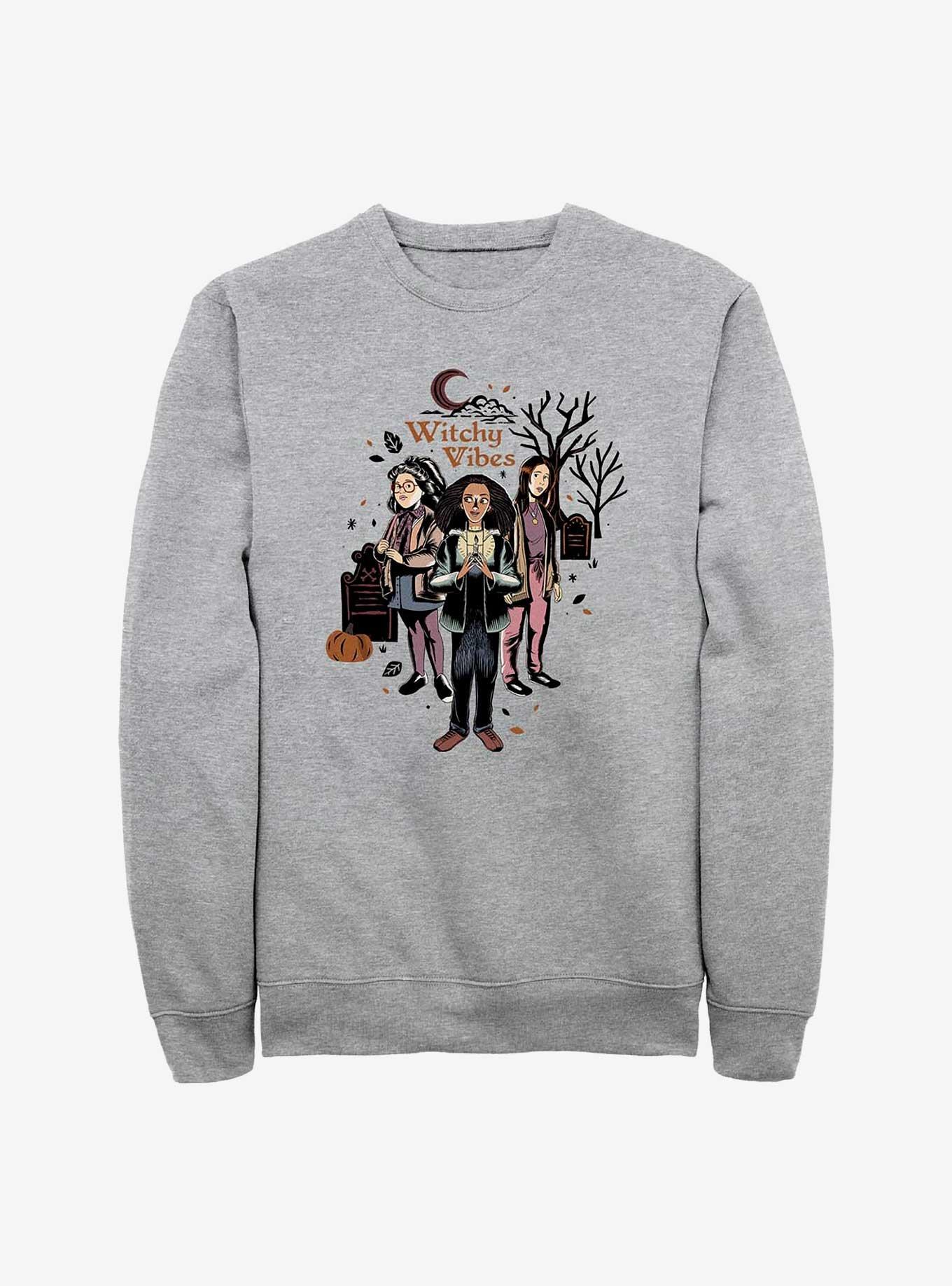 Disney Hocus Pocus 2 Witchy Vibes Sweatshirt, ATH HTR, hi-res