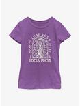 Disney Hocus Pocus 2 Don't Lose Your Head Billy Tombstone Youth Girls T-Shirt, PURPLE BERRY, hi-res