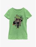 Disney Hocus Pocus 2 Witchy Vibes Youth Girls T-Shirt, GRN APPLE, hi-res