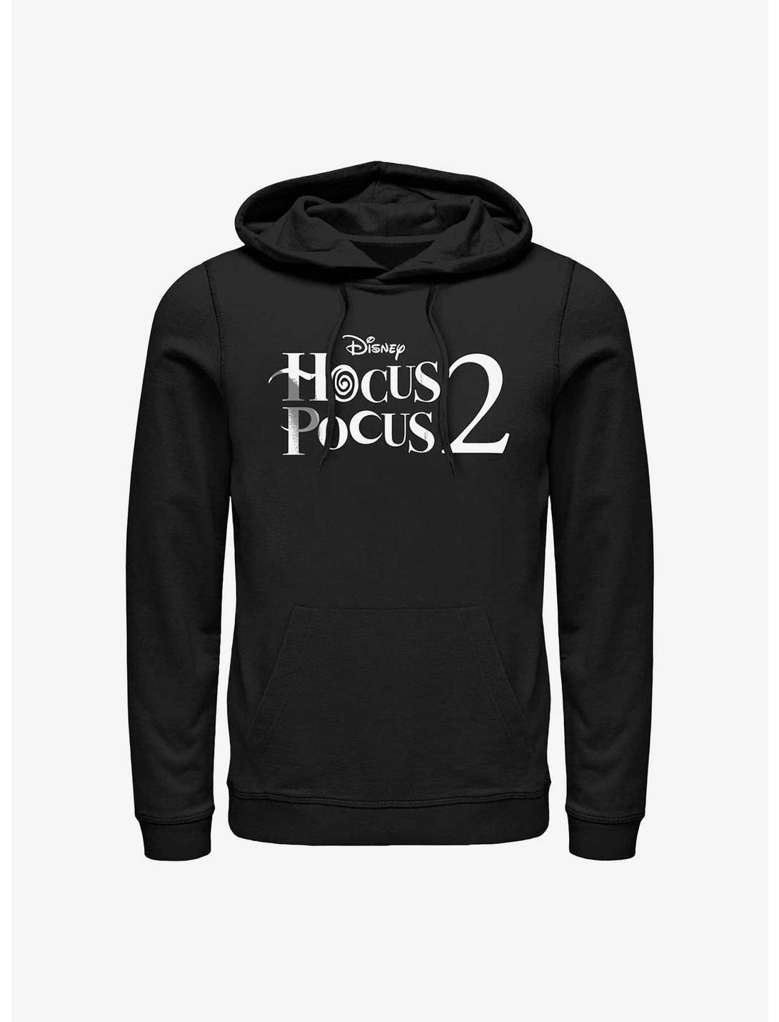 Disney Hocus Pocus 2 Stacked Logo Hoodie, BLACK, hi-res