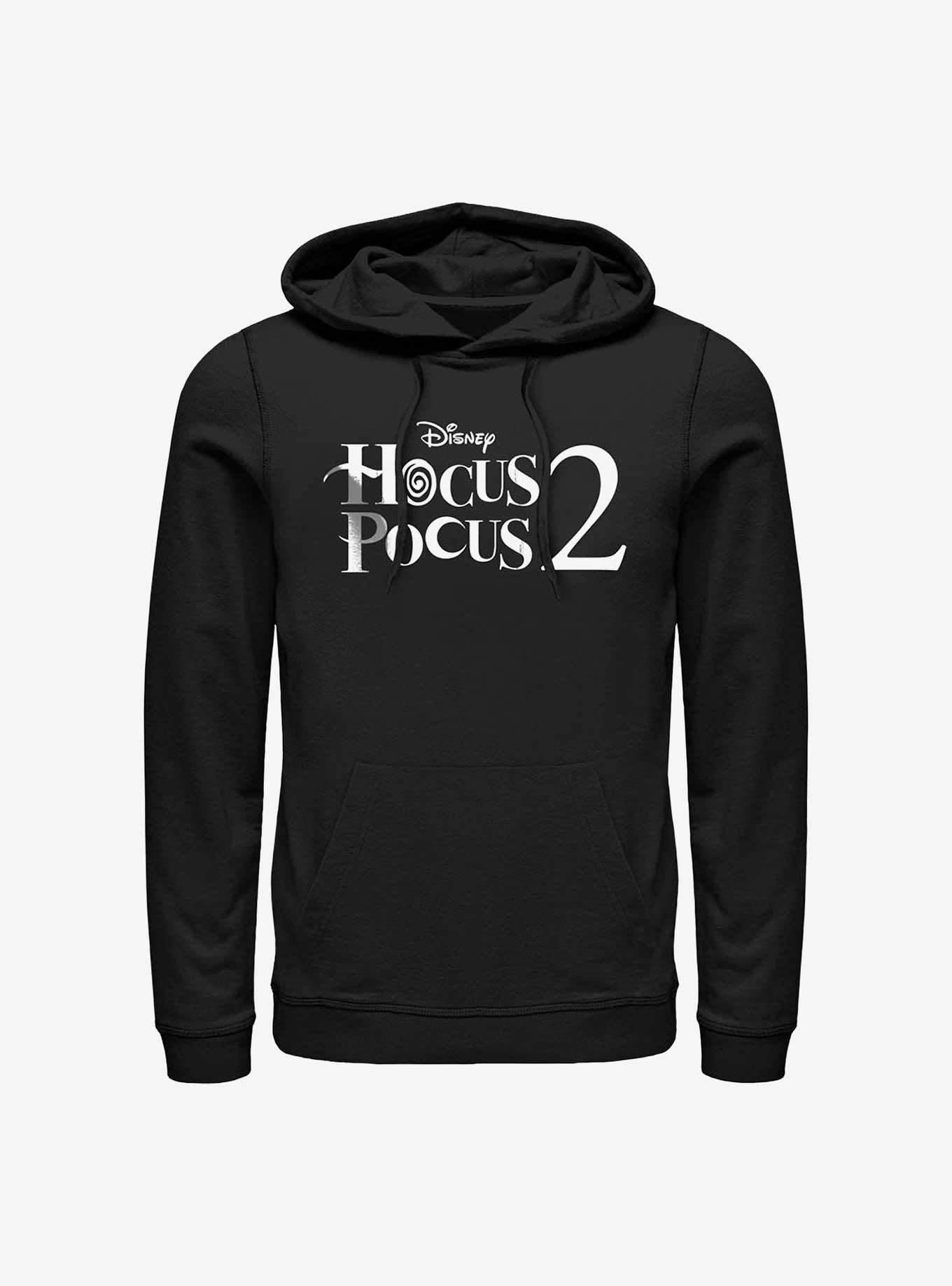 Disney Hocus Pocus 2 Stacked Logo Hoodie, BLACK, hi-res