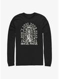Disney Hocus Pocus 2 Don't Lose Your Head Billy Tombstone Long-Sleeve T-Shirt, BLACK, hi-res
