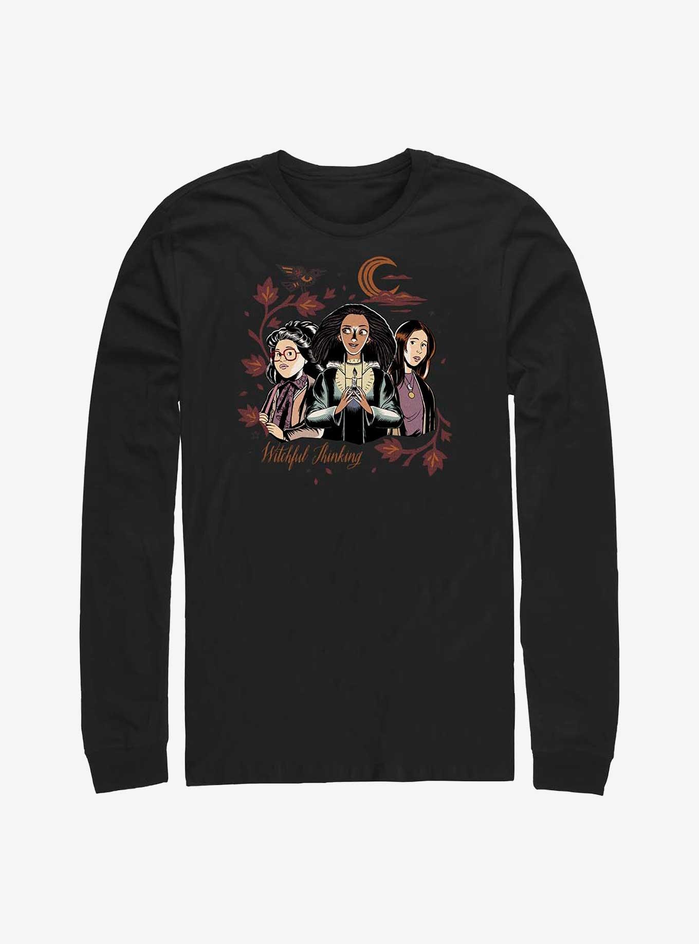 Disney Hocus Pocus 2 Witchful Thinking Long-Sleeve T-Shirt, BLACK, hi-res