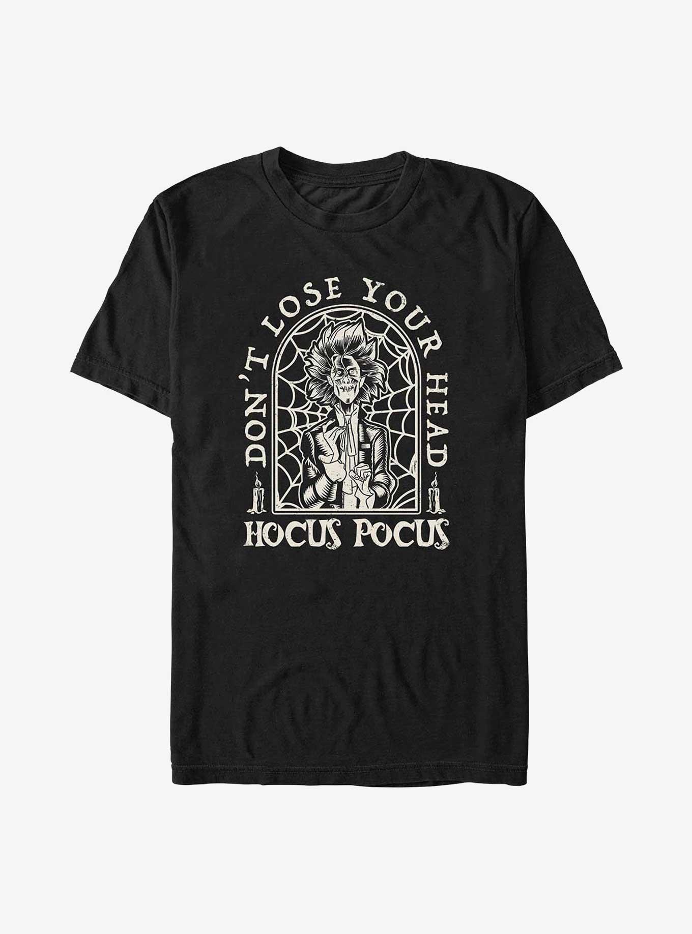 Disney Hocus Pocus 2 Don't Lose Your Head Billy Tombstone T-Shirt, BLACK, hi-res
