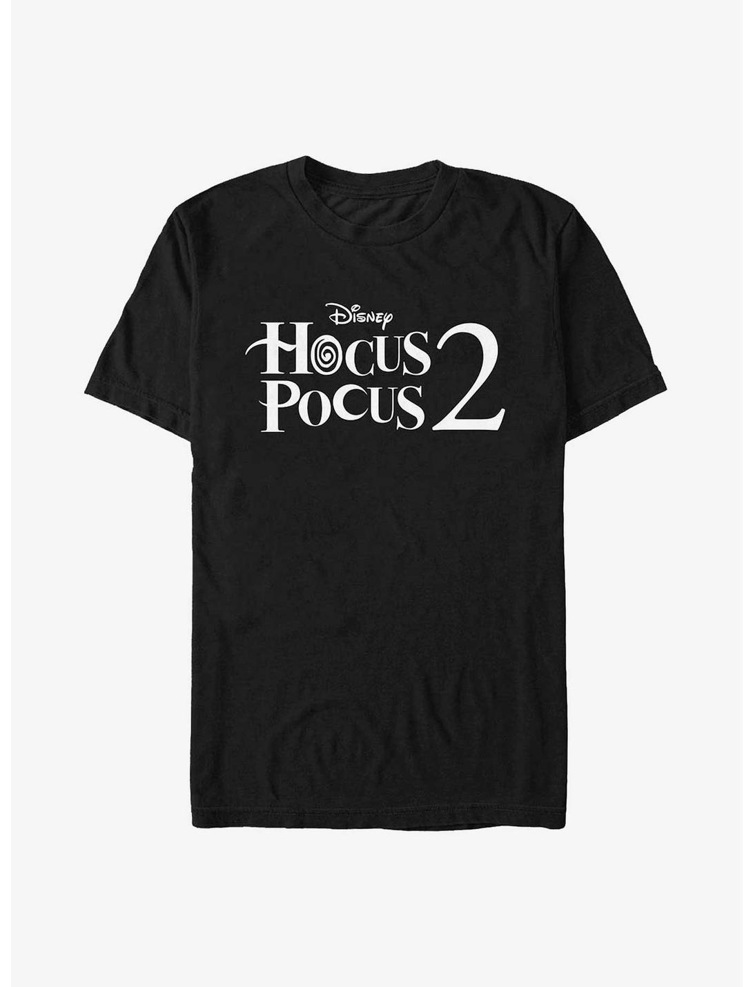 Disney Hocus Pocus 2 Stacked Logo T-Shirt, BLACK, hi-res