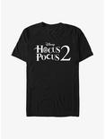 Disney Hocus Pocus 2 Stacked Logo T-Shirt, BLACK, hi-res