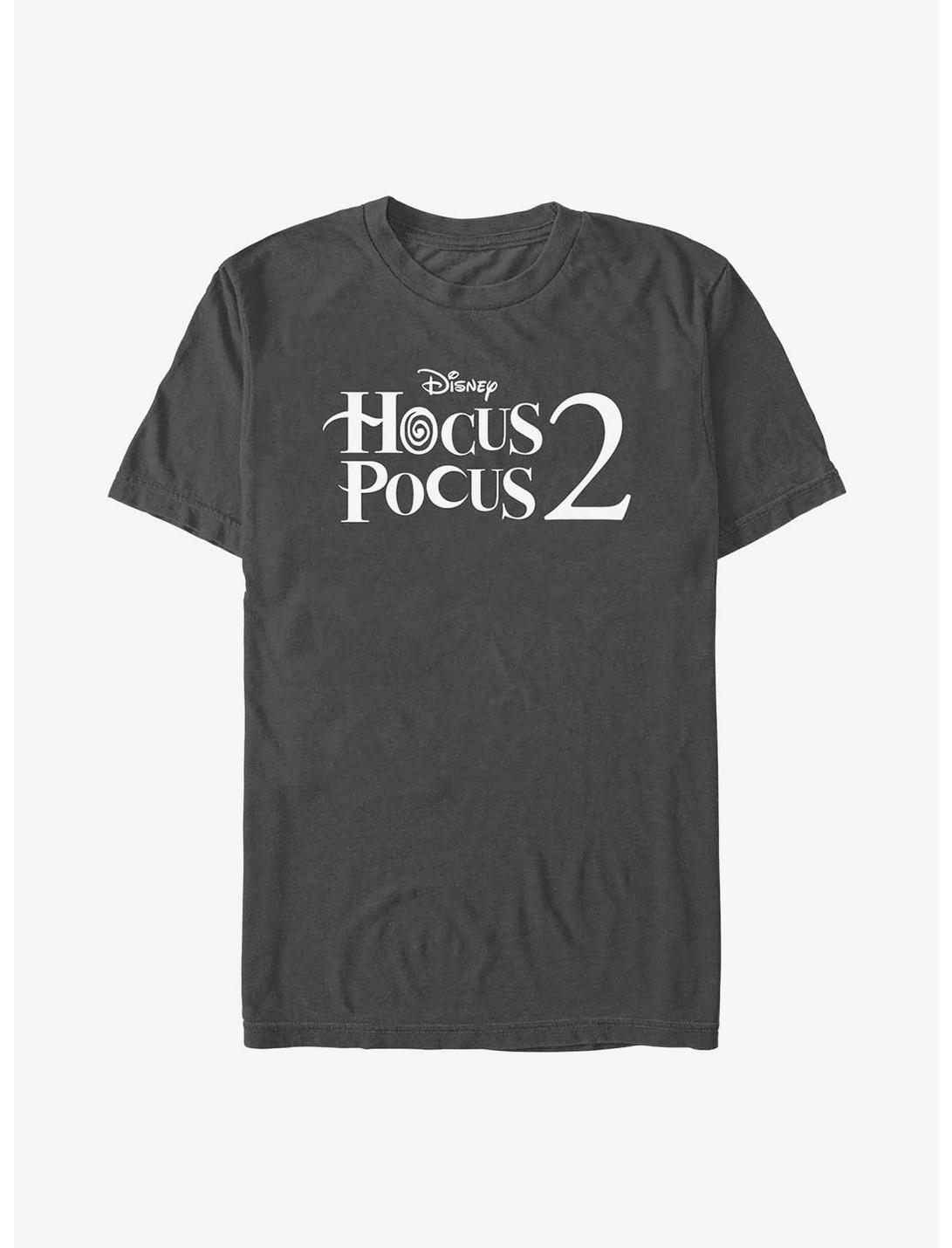 Disney Hocus Pocus 2 Stacked Logo T-Shirt, CHARCOAL, hi-res