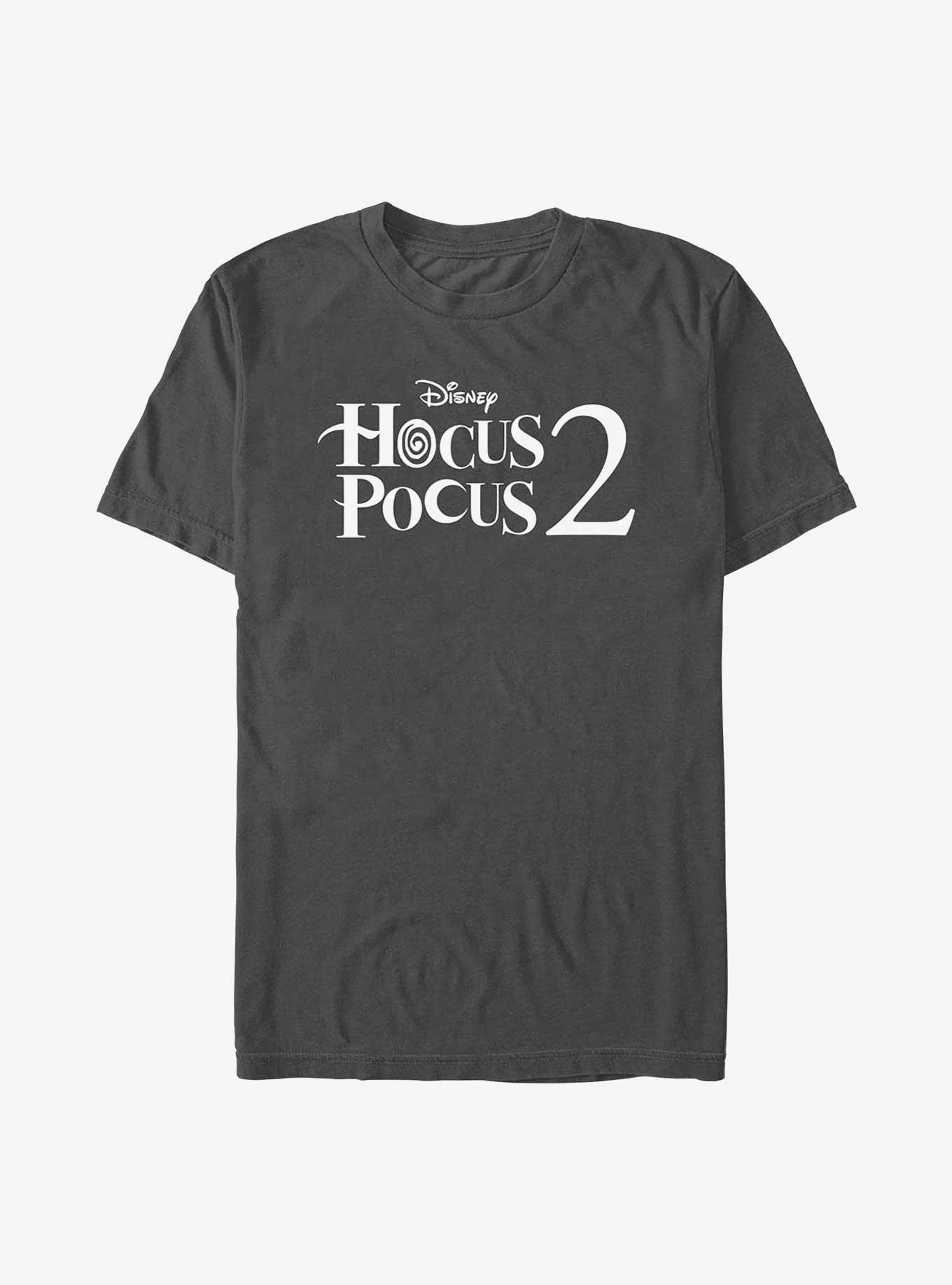 Disney Hocus Pocus 2 Stacked Logo T-Shirt, CHARCOAL, hi-res