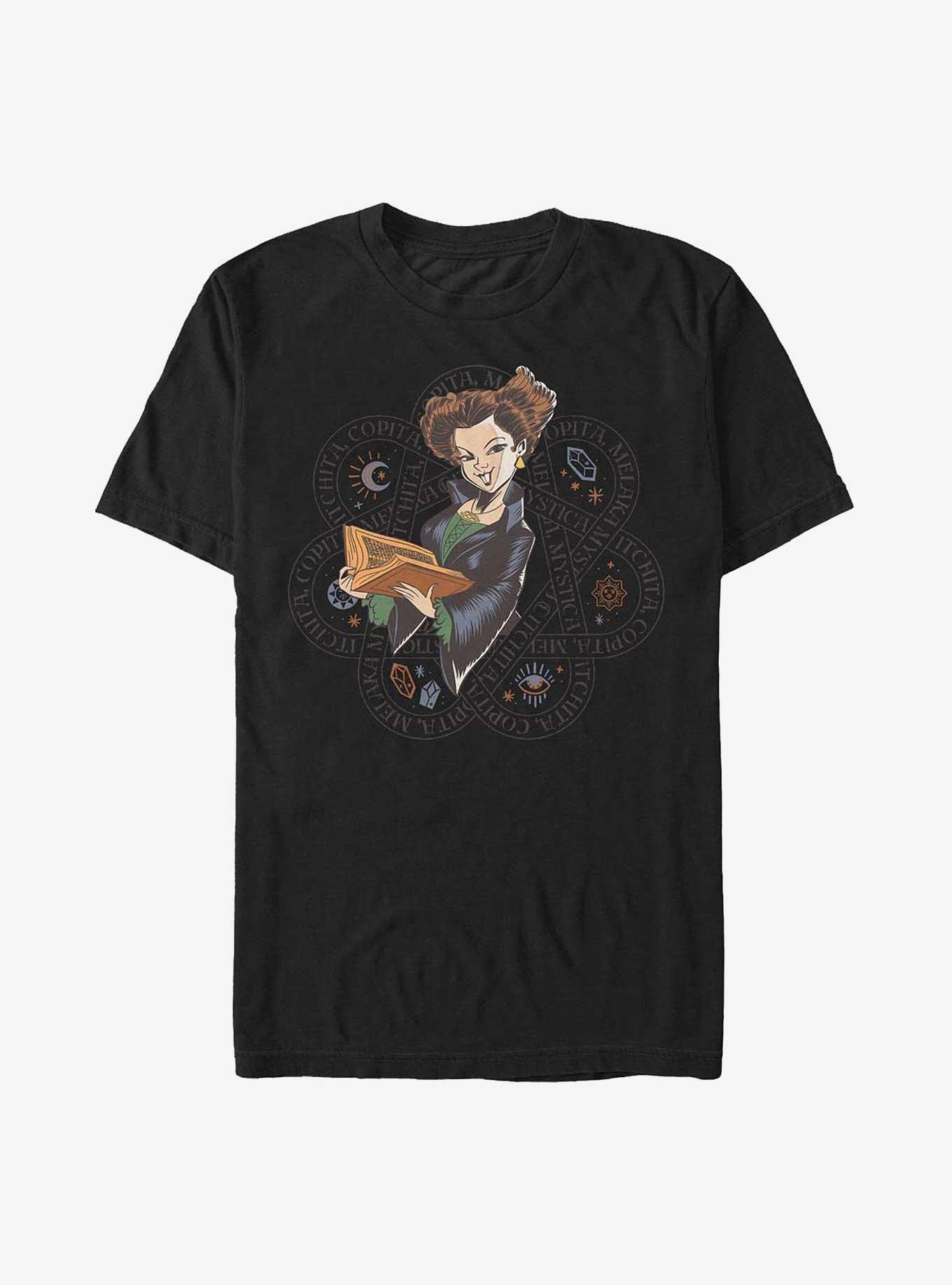 Disney Hocus Pocus 2 Winnie Sanderson Runes T-Shirt, BLACK, hi-res