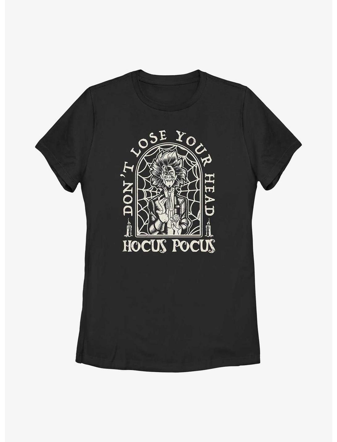 Disney Hocus Pocus 2 Don't Lose Your Head Billy Tombstone Womens T-Shirt, BLACK, hi-res