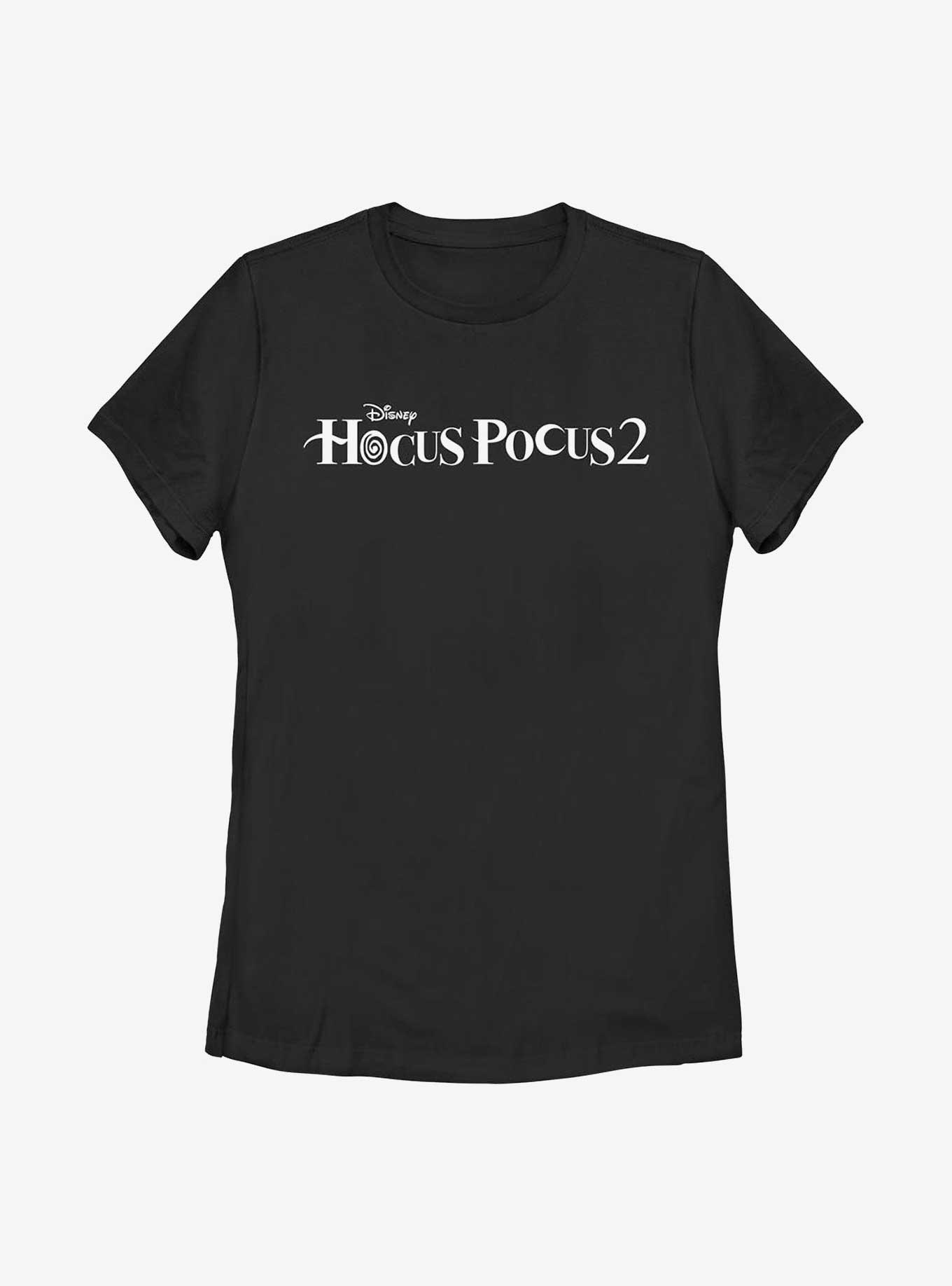 Disney Hocus Pocus 2 Logo Womens T-Shirt, BLACK, hi-res
