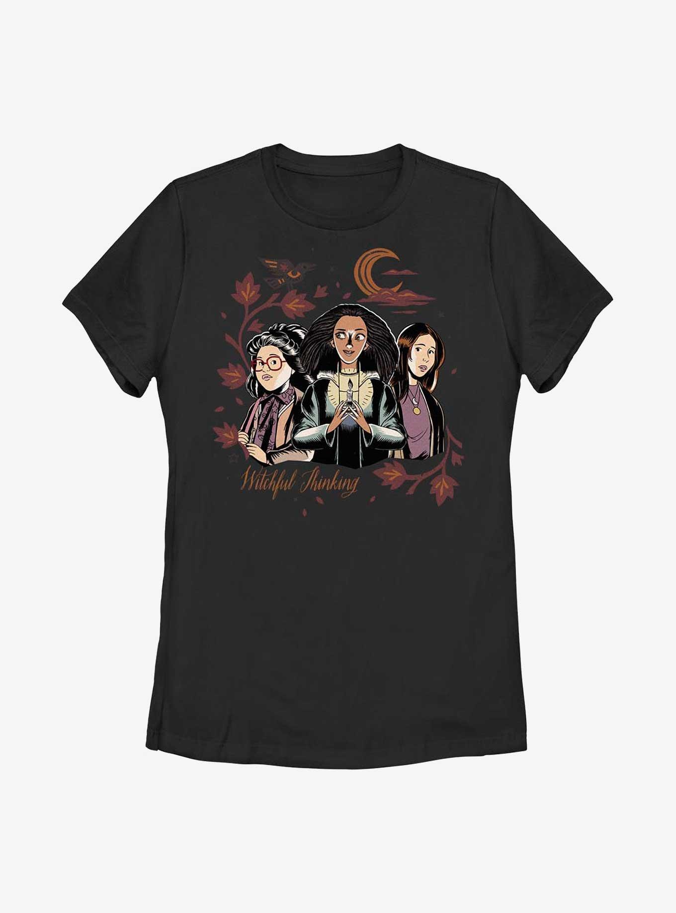 Disney Hocus Pocus 2 Witchful Thinking Womens T-Shirt, BLACK, hi-res